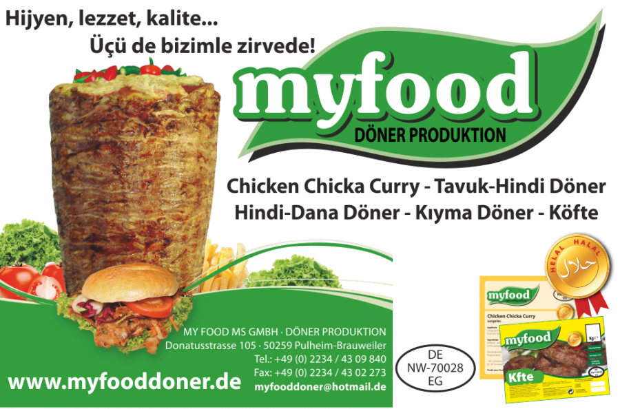 MY FOOD MS GMBH  DÖNER PRODUKTION
