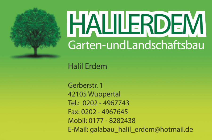 HALİL ERDEM Garten- und Landschaftsbau